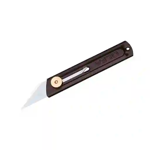 Cuchillo Para Tallar Metálico Negro 18 mm