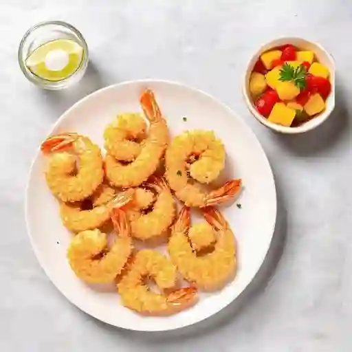 Camarones Apanados en Panko
