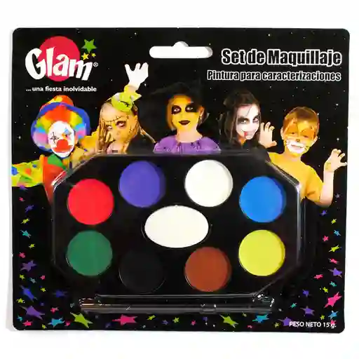Dimeiggs Maquillaje Glam Set 8 Colores 1 Und