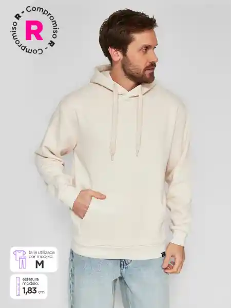 Index Polerón Inx Hoodsolid Crudo L SS25