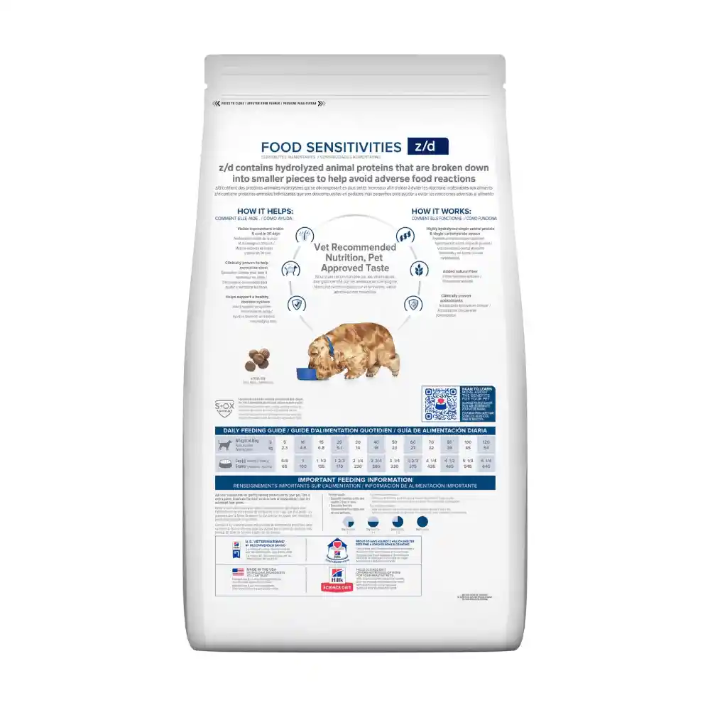 Hill's Alimento para Perro Food Sensitivities Z/D