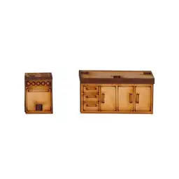 Maqueta Set Mueble Cocina