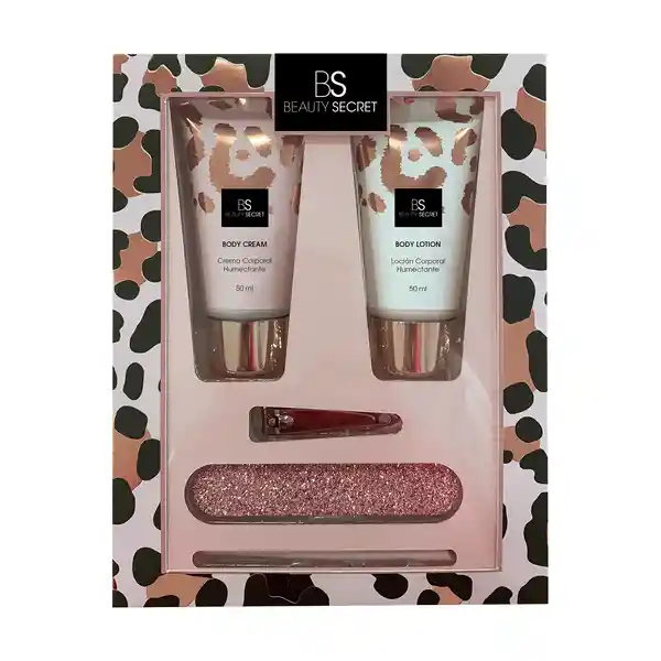 Beauty Secret Pack Crema Corporal + Crema de Manos + Accesorios