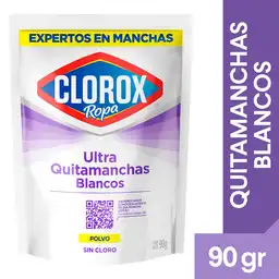 Clorox Ultra Quitamanchas en Polvo Ropa Blanca