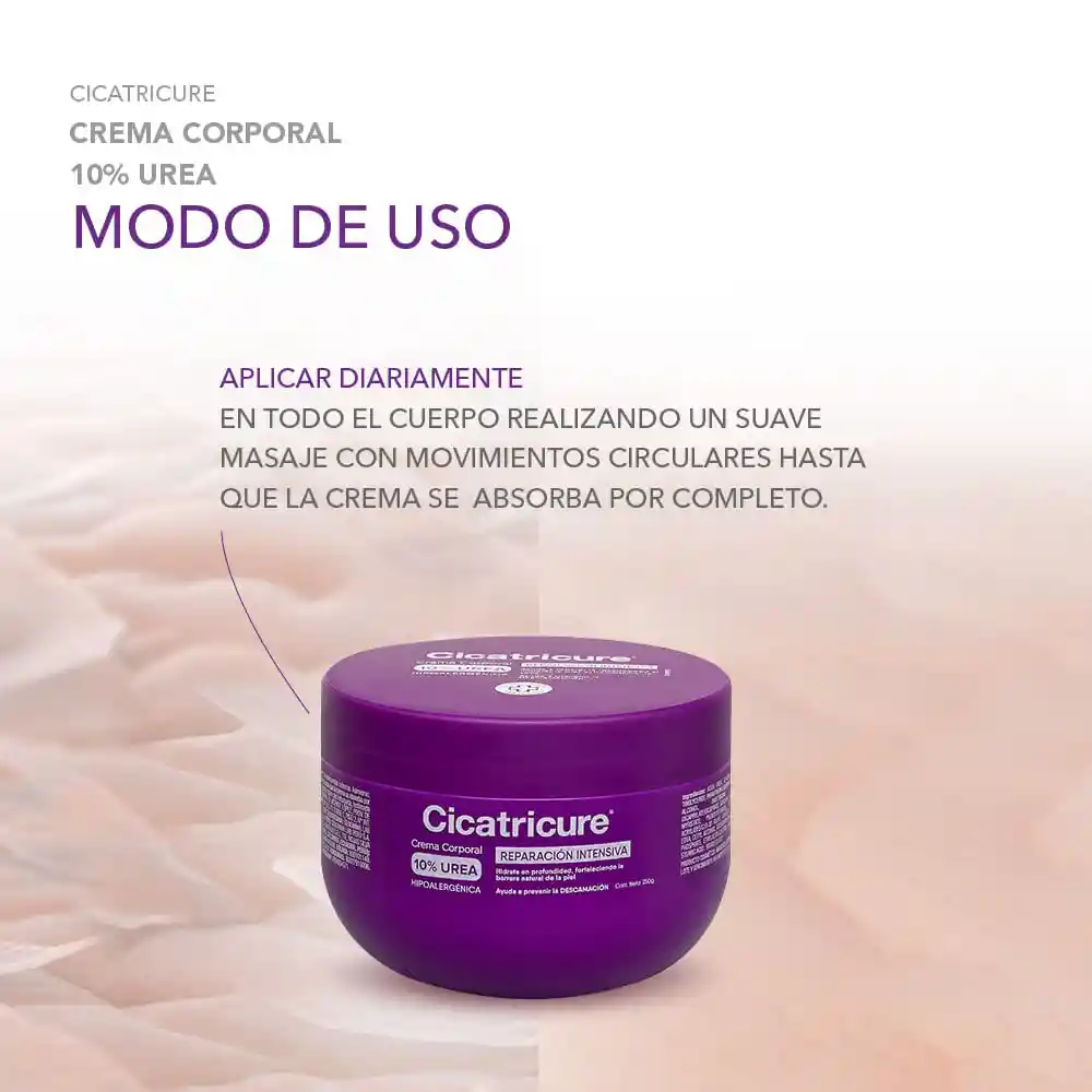 Cicatricure Crema Corporal Reparación Intensiva Urea