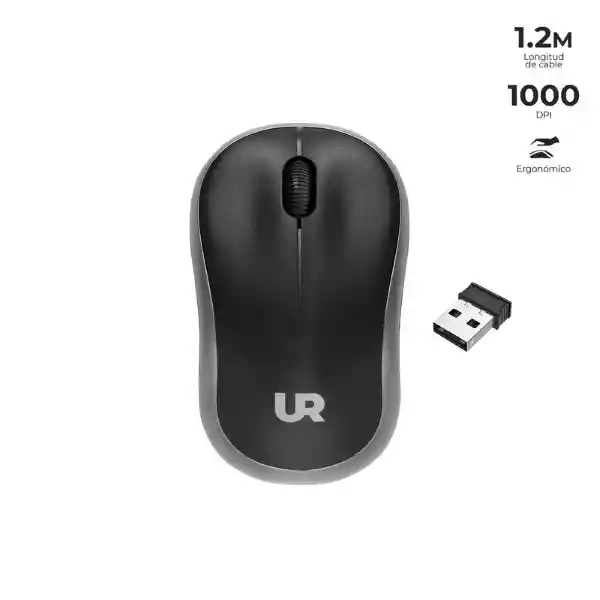 Urbano Mouse Inalámbrico Plata