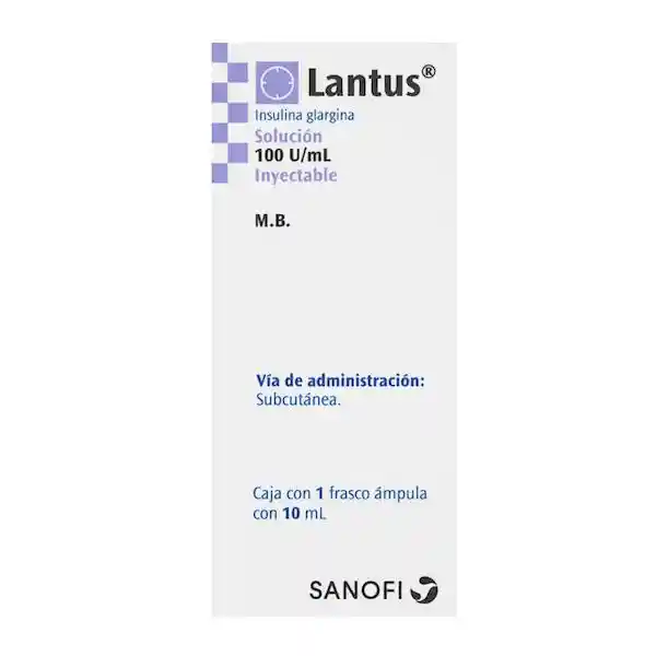 Lantus Lantus Vial Inyeccion Frasco ampula