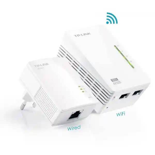 Extensor Powerline Wifi Av500 a 300 Mbps TLWPA4220KIT