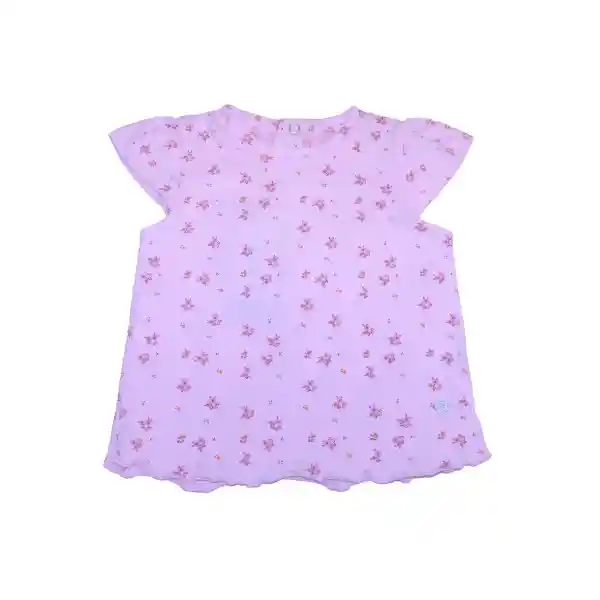 Polera Bebe Niña Rosado Pillin 6 M