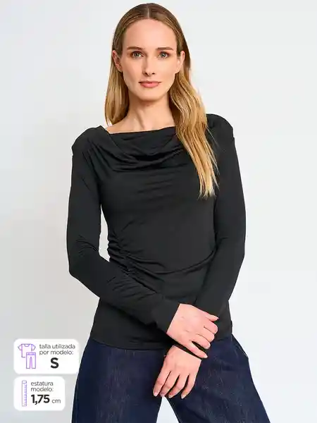 Marquis Polera A S25 Negro L MPO0335