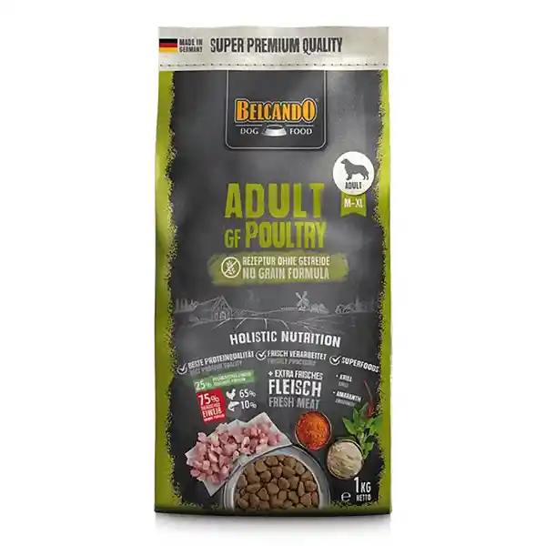 Belcando Alimento para Perro Adulto Libre de Granos Poultry