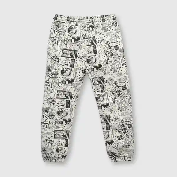 Pantalón Disney 100 de Niño Avena Talla 12A Colloky