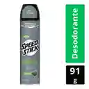 Desodorante en Spray Speed Stick Zero% Carbón 91 g