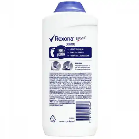 Rexona Efficient Talco Desodorante para Pies Original