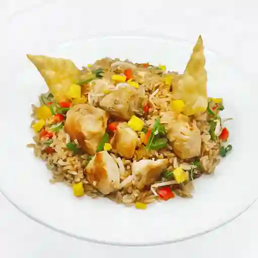 Arroz chaufa de pollo