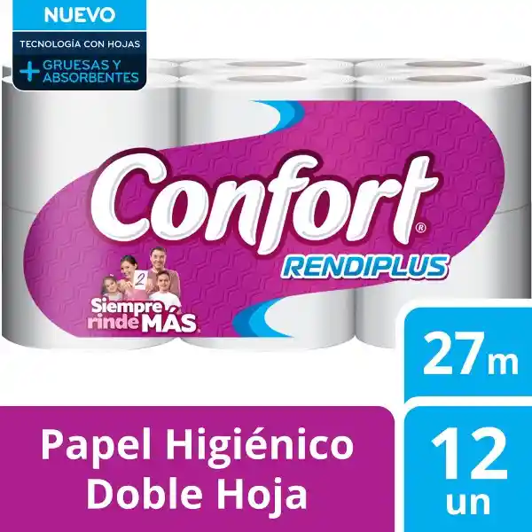 Confort Papel Higiénico Rendiplus
