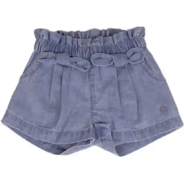 Short Bebe Niña Celeste Pillin 12 M