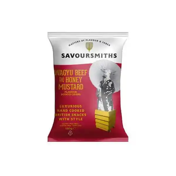 Savoursmiths Papas Fritas Wagyu Vegano Con Sabor Miel y Mostaza