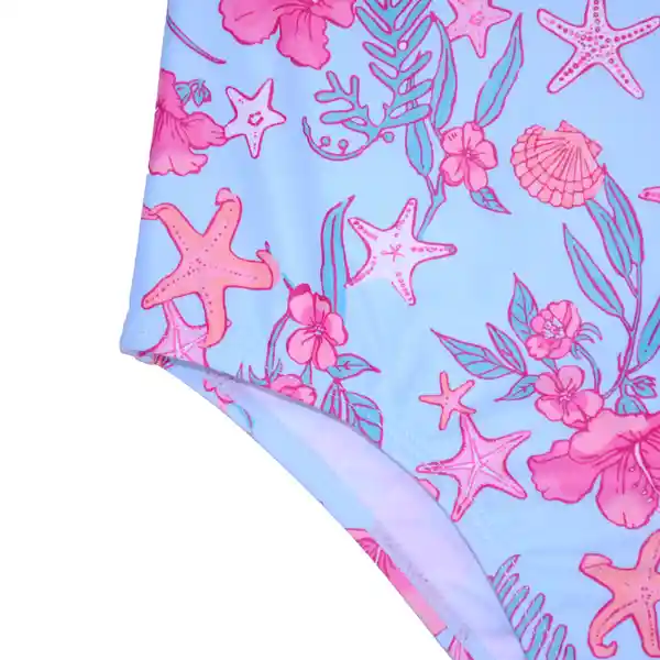 Traje de baño Niña Celeste Pillin 6 a