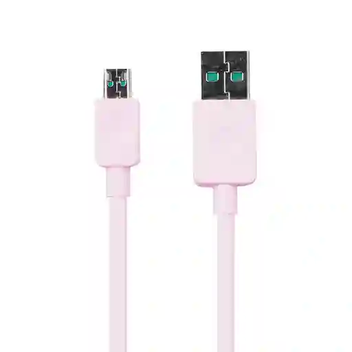 Cable de Carga Rápida Micro Usb a Usb (Rosa) 1M Miniso