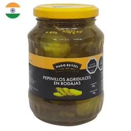 Pepinillos Hugo Reitzel Agridulces en Rodajas Jumbo Impo