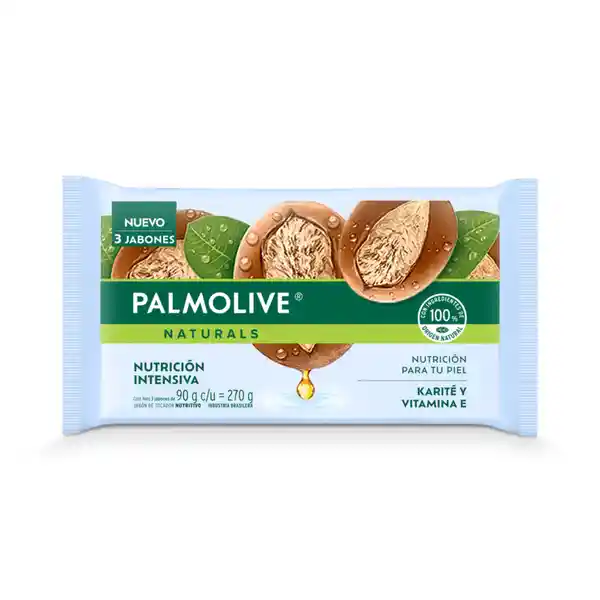 Jabon Palmolive Nat Karetive&vit e 3x90g