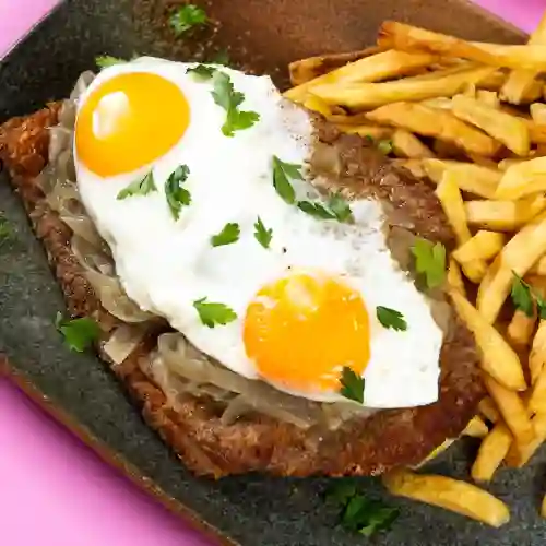 Milanesa a Lo Pobre Individual