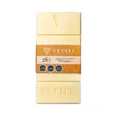 Barra de Chocolate Blanco 28% Cacao (unidad 100 G)