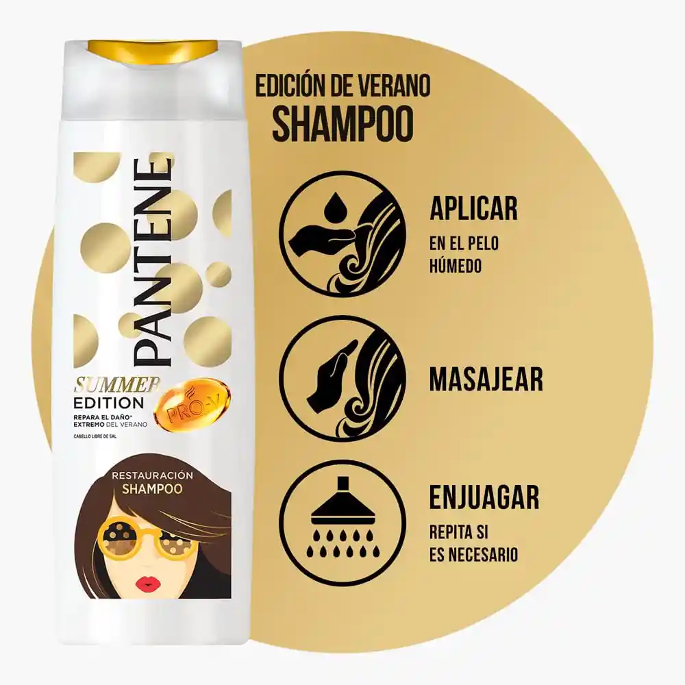 Pantene Shampoo Pante.Sh.Summe.Restau.200