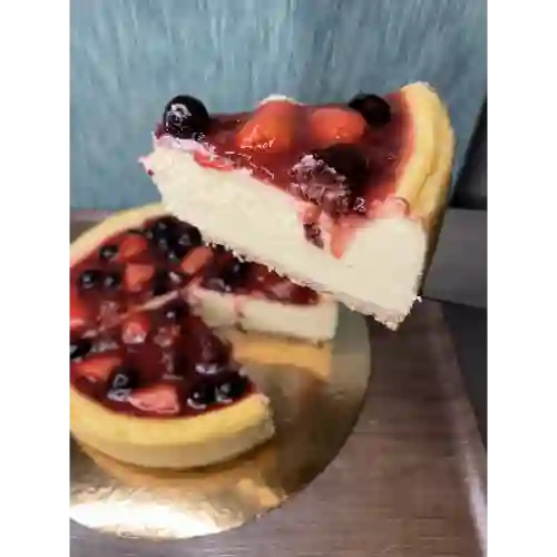 Cheesecake de Frutos Rojos Sin Azúcar