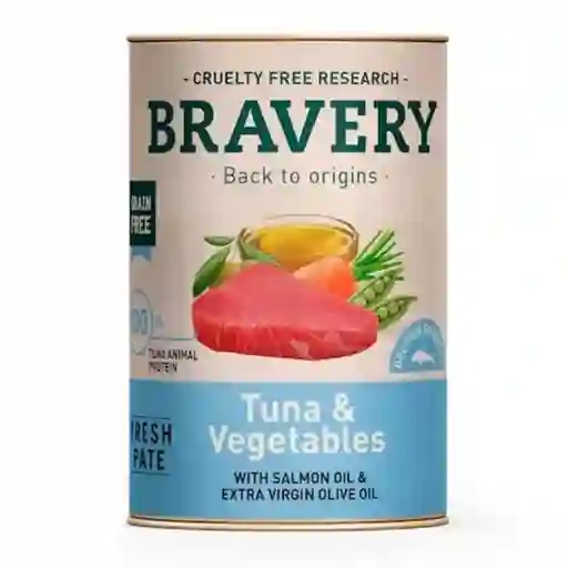 Bravery Alimento Perro Adulto Atún y Vegetales