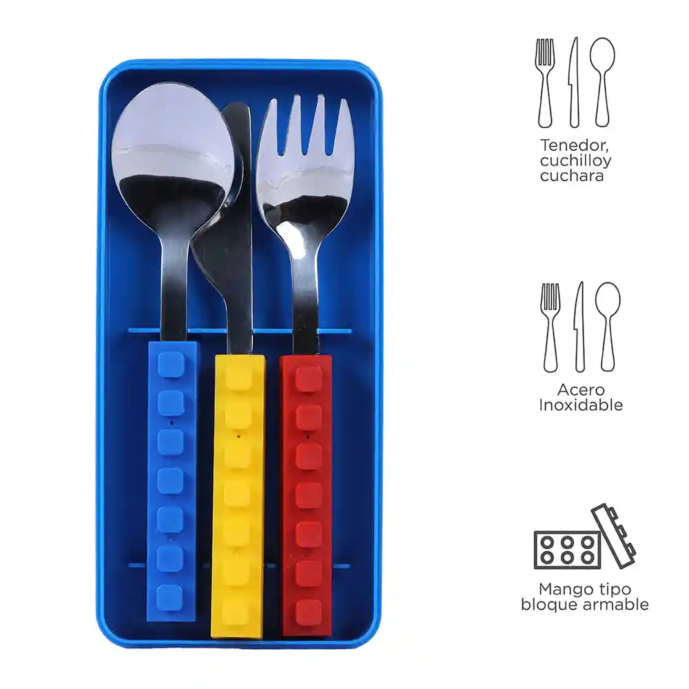 Miniso Kit Cubiertos Con Estuche