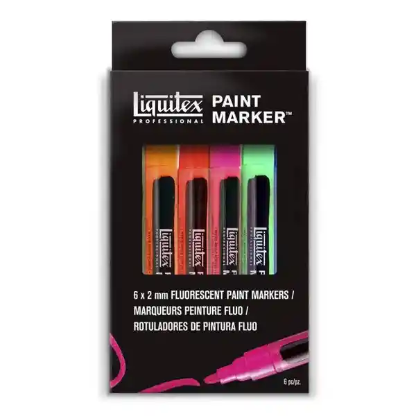 Liquitex Set Marcadores Acrílicos Fluorescentes