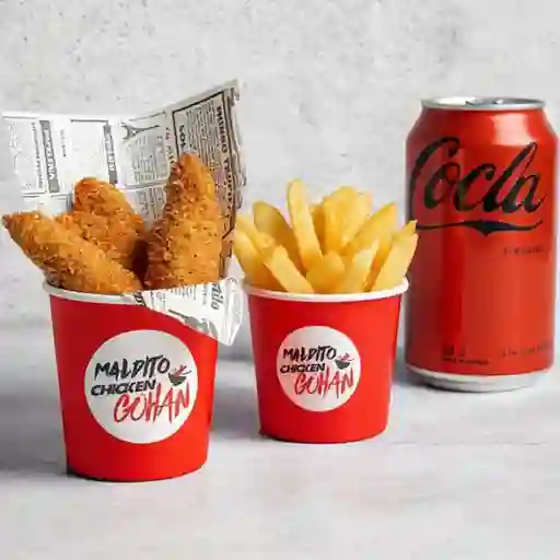 Combo individual 6 chicken finger