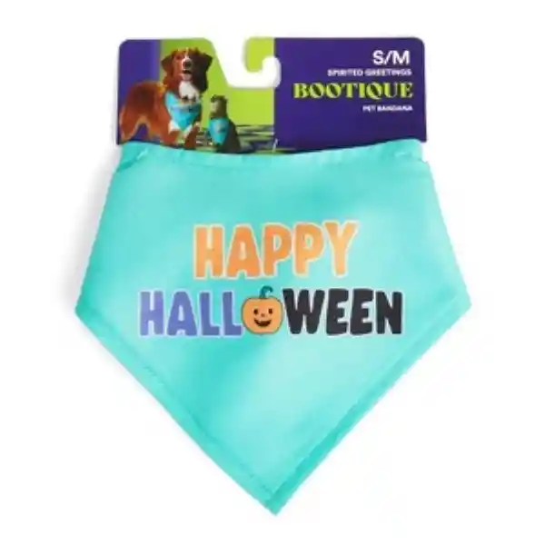 Bootique Bandana Con Diseño Happy Halloween Chico/ Mediano