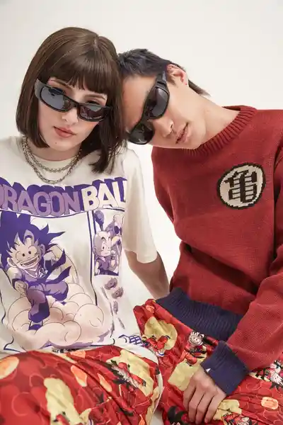 Suéter Dragón Ball Goku Kanji Talla L