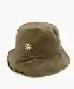 Lounge Bucket Hat Flor Verde Oliva