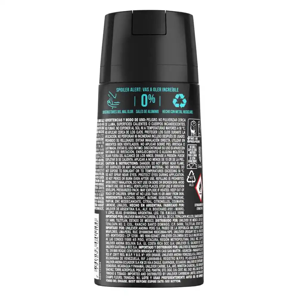 Axe Desodorante Body Apollo en Spray