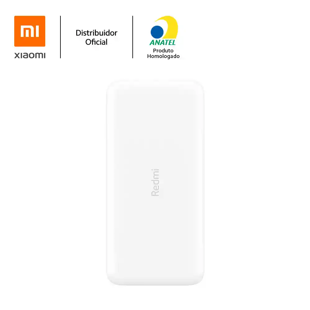 Xiaomi Redmi Power Bank 20000 Mah 18W Carga Rapida Blanco