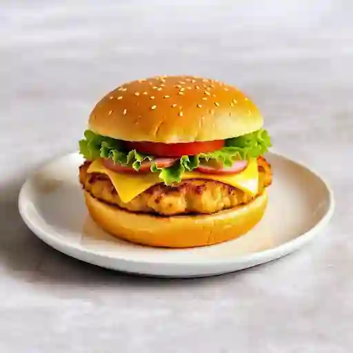 Hamburguesa Normal Pollo