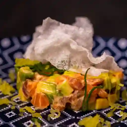 Tartar de atún y salmón