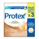 Jabón de Tocador Protex Avena 85 g x 3 Und
