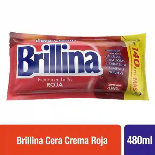 Brillina Cera Crema Roja