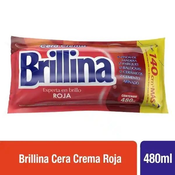 Brillina Cera Crema Roja