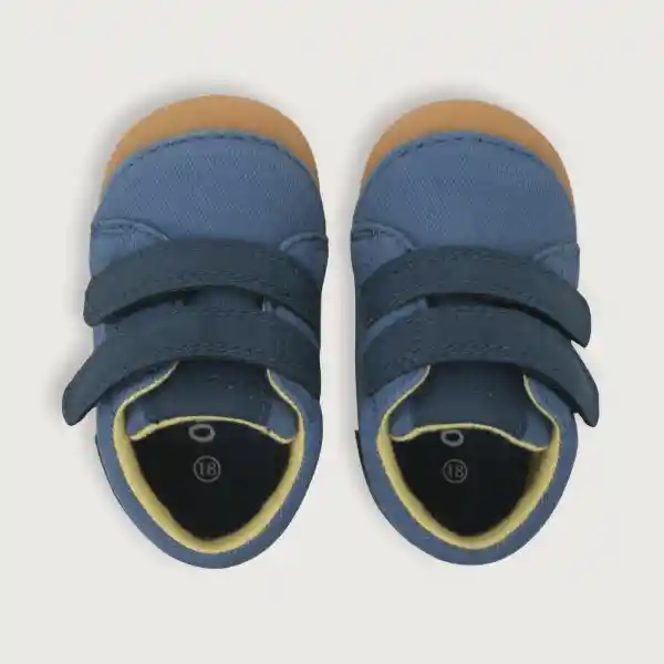 Zapatillas de Bebé Niño Azul Talla 19 Opaline