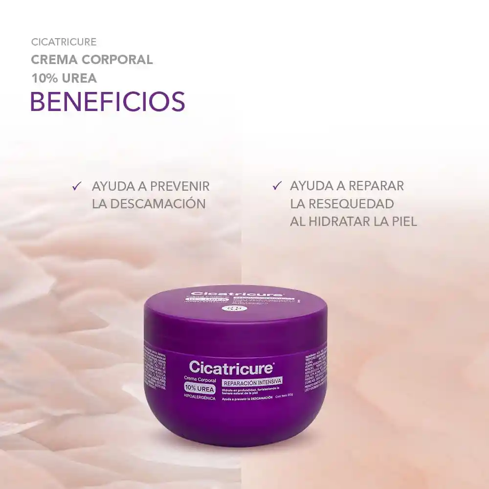 Cicatricure Crema Corporal Reparación Intensiva Urea