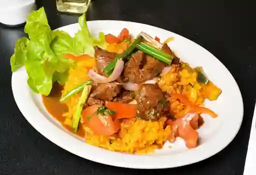 Risotto Pollo Salteado