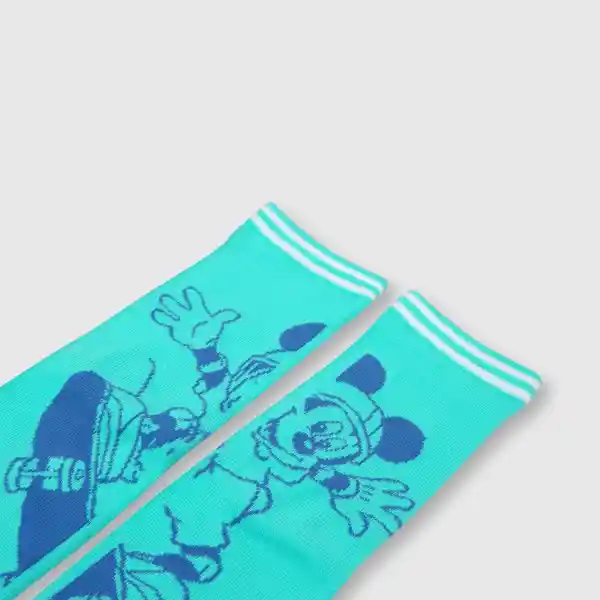 Calcetines Mickey de Niño Gris Melange Talla 34/37 Colloky