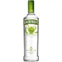 Smirnoff Vodka Green Apple 35º