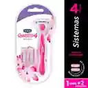 Schick For Women Máquina de Afeitar + 2 repuestos